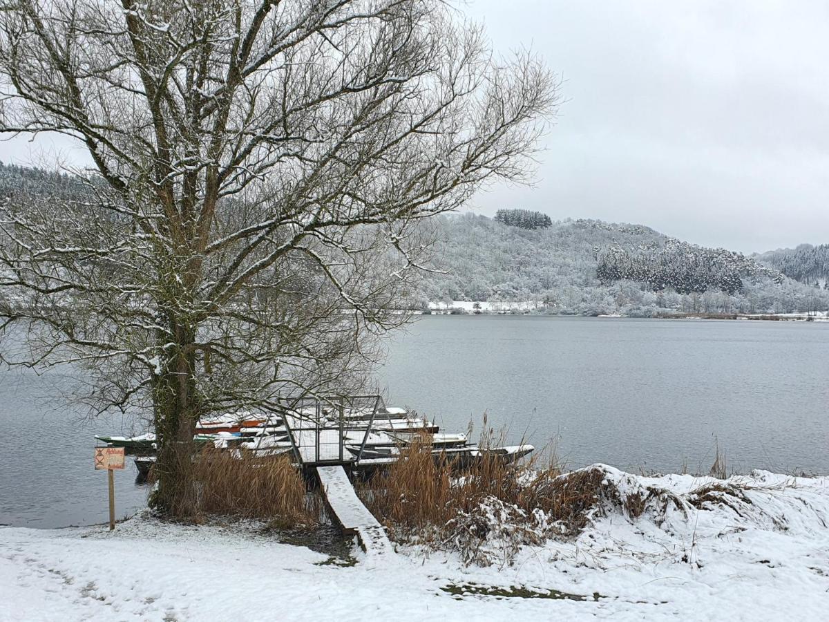 River Mosel Holiday Homes, Meerfeld Studio With A Lake View 外观 照片